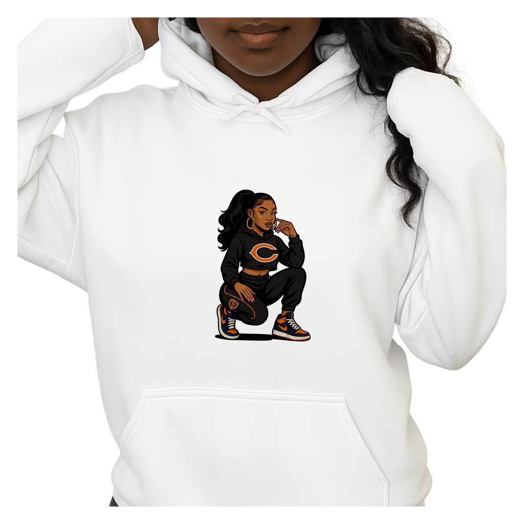 Chicago Bears Girl- Hoodie