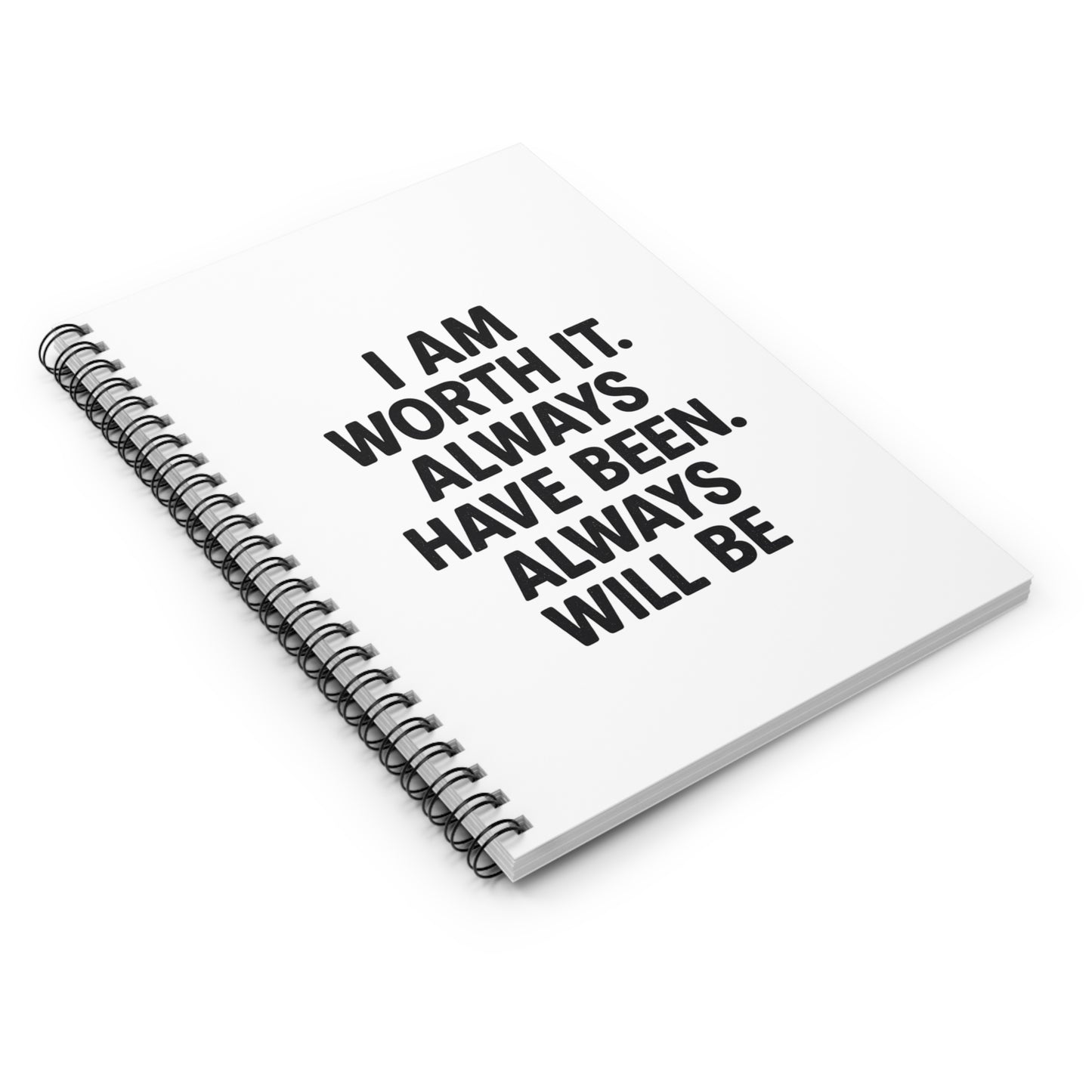 Inspirational Spiral Notebook for Self-Love