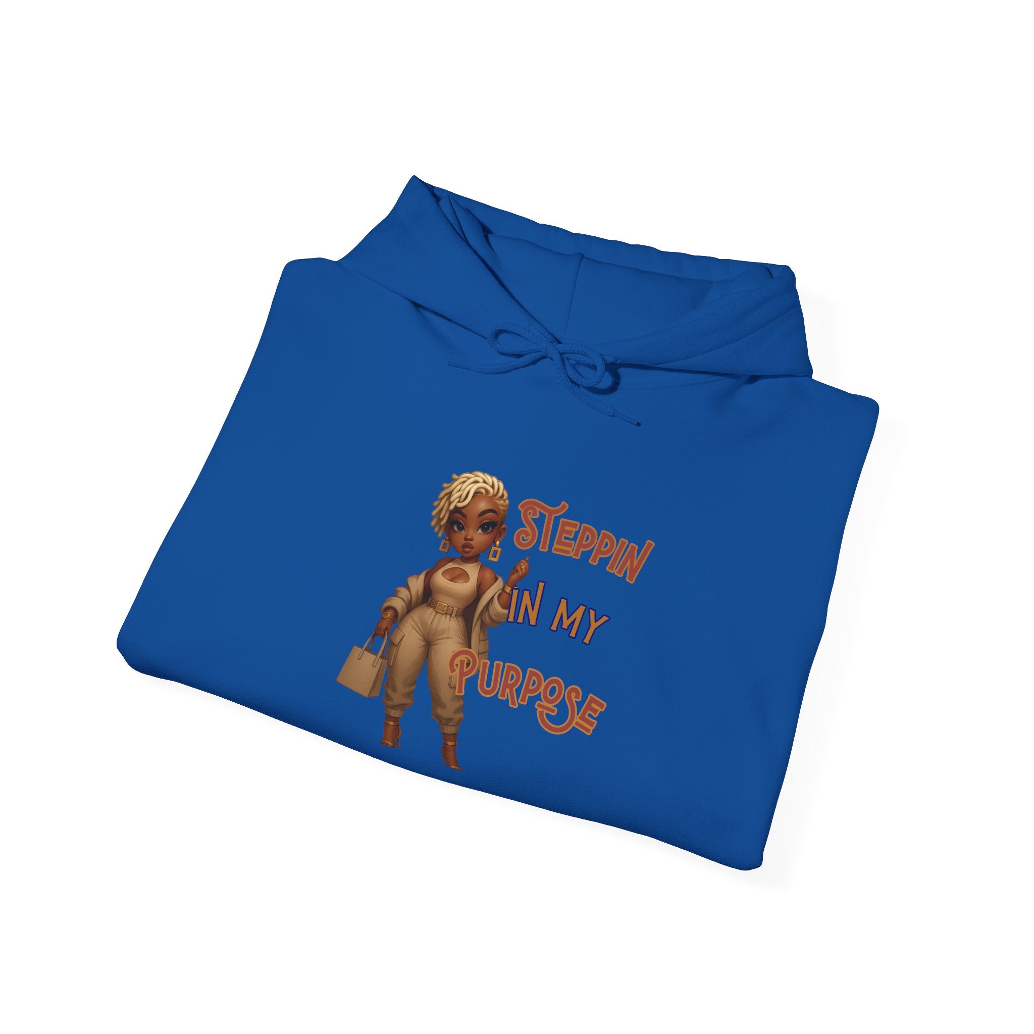 Empowering Hoodie - Steppin' In My Purpose, Motivational Gift, Cozy Sweatshirt, Bougie Apparel, Birthday Gift