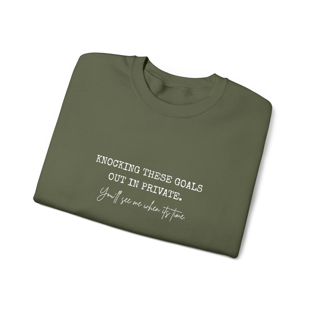 Knocking Goals Out- Crewneck Sweatshirt