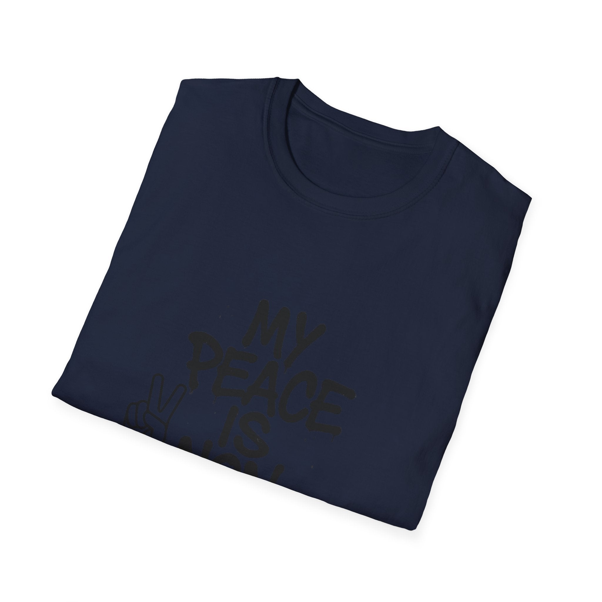Peaceful Vibes Unisex T-Shirt - Graphic Tee, Casual Wear, Gift for Friends, Everyday Comfort, Positive Message Apparel