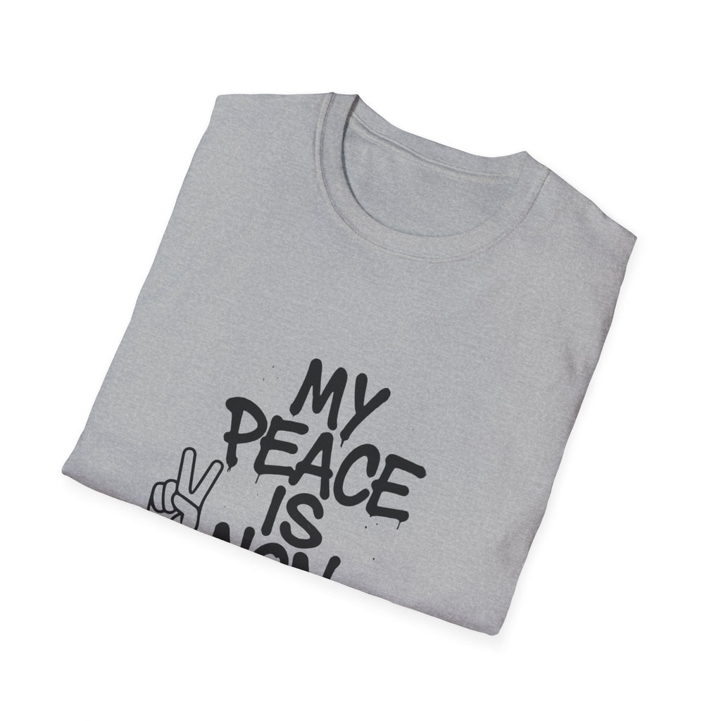 Peaceful Vibes Unisex T-Shirt - Graphic Tee, Casual Wear, Gift for Friends, Everyday Comfort, Positive Message Apparel