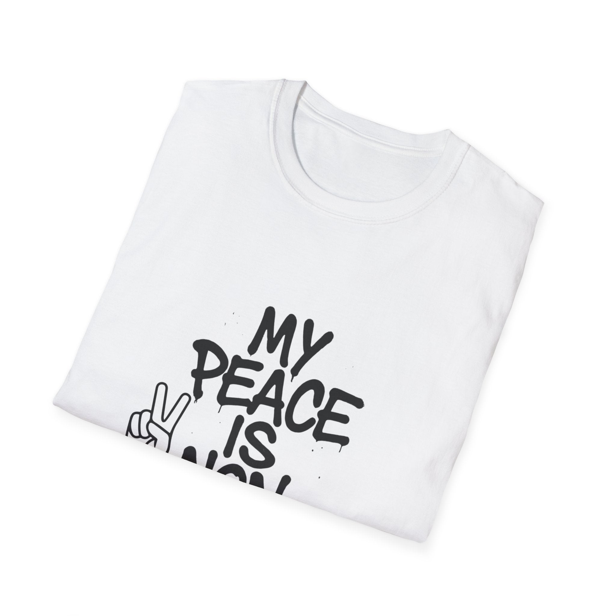 Peaceful Vibes Unisex T-Shirt - Graphic Tee, Casual Wear, Gift for Friends, Everyday Comfort, Positive Message Apparel