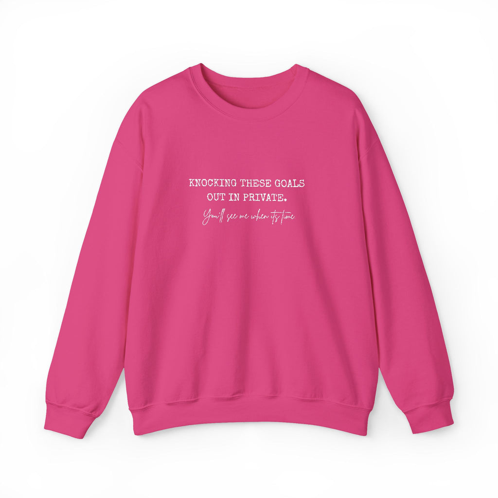 Knocking Goals Out- Crewneck Sweatshirt