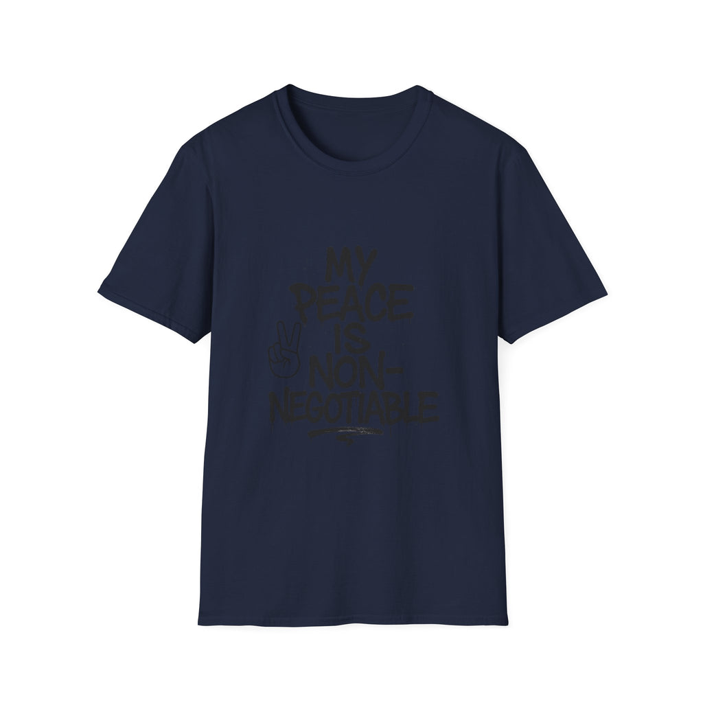 Peaceful Vibes Unisex T-Shirt - Graphic Tee, Casual Wear, Gift for Friends, Everyday Comfort, Positive Message Apparel
